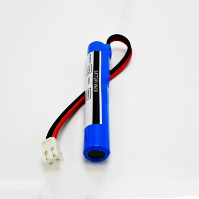 PVC Stick Tip IFR 18650*2 Koruma Kontrol Modülü ile Seride Hücre 0.6Ah 6.4V LiFePO4 Silindrik Piller