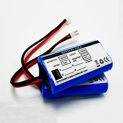 OEM 9.6Wh LiFePO4 18650*2 Hücreler 1.5Ah 6.4V Kaliteli Piller IFR Çıkış İşareti