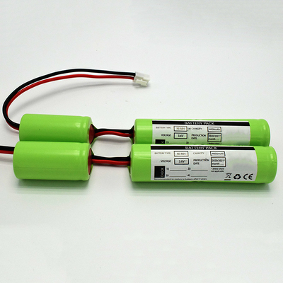0.1C Şarj Edilebilir 3.6 V Ni Mh Pil Paketi C4000mAh 500 Kez Döngü