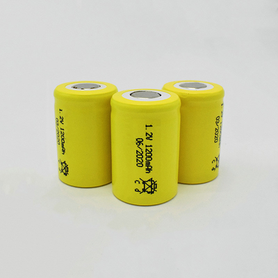 Acil Aydınlatma için 1200mAh Nikel Kadmiyum Pil Hücresi 1.2 V