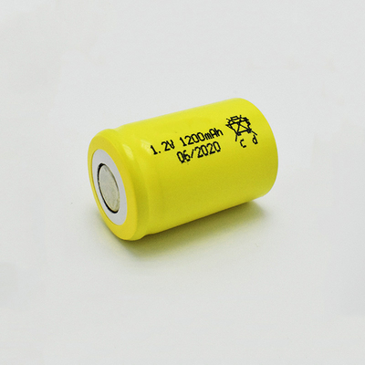 Acil Aydınlatma için 1200mAh Nikel Kadmiyum Pil Hücresi 1.2 V