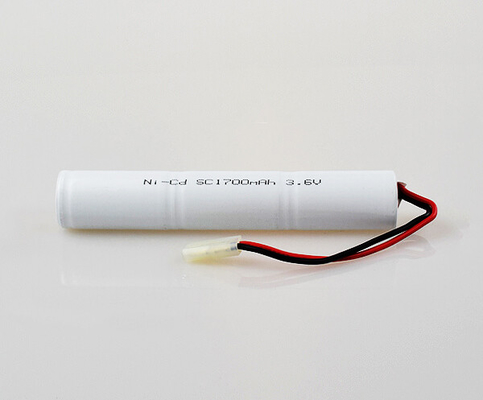 NiCd 0.1C Şarj Edilebilir Pil Paketi 3.6 V SC1700mAh Hafif Hücre Ağırlığı