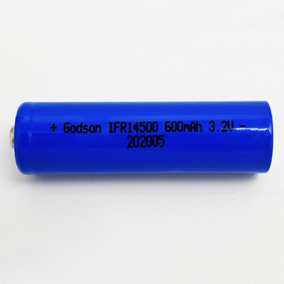 Acil Aydınlatma IFR 14500 LiFePO4 Pil 3.2 V 600mAh Çubuk