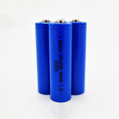 Acil Aydınlatma IFR 14500 LiFePO4 Pil 3.2 V 600mAh Çubuk