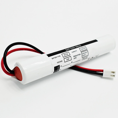 Acil Aydınlatma için NiCd Sc1200mah 3.6 Volt Pil Çubuğu Tipi