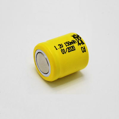 Şarj Edilebilir 1.2 V Ni Cd Pil Acil Aydınlatma 150mAh Hücre