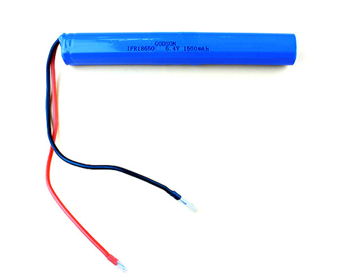 18650 Lityum Demir Fosfat Pil Şarj Edilebilir 6.4V 1500MAh