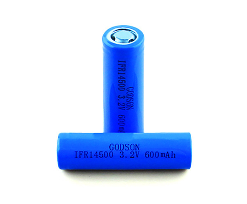 CC CV Şarj 12V LiFePO4 Pil IFR14500 Yeniden Düzenlenebilir 3.2 V 600mAh Tek Hücre