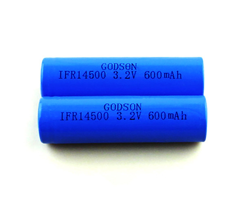 CC CV Şarj 12V LiFePO4 Pil IFR14500 Yeniden Düzenlenebilir 3.2 V 600mAh Tek Hücre