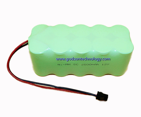 Şarj Edilebilir Acil Çıkış Işık Pilleri NiMH Pil 12V SC 2500mAh