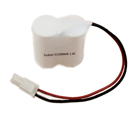 Şarj Edilebilir Acil Işık Ni Cd Pil 2000mAh 2.4V Nikel Kadmiyum Hücre