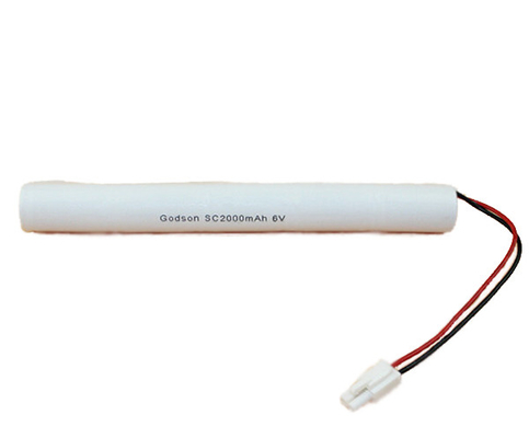 Acil Işık Ni Cd Pil SC2000mAh 6.0V Uzun Hizmet Ömrü Hücresi