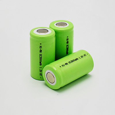 Yüksek Sıcaklık 3.6 V Ni Mh Pil Acil Aydınlatma SC3000mAh 1.2V HT Hücresi