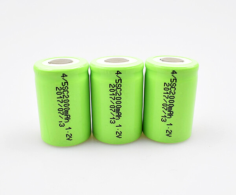 Acil Aydınlatmalar İçin Ni Mh 1.2 V 2000mah Pil 4 5x