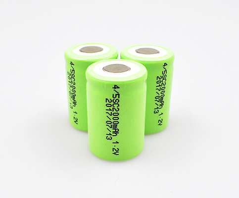 Acil Aydınlatmalar İçin Ni Mh 1.2 V 2000mah Pil 4 5x