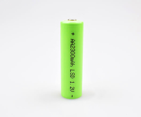 Acil Aydınlatma için Yüksek Sıcaklık 3.6 V Ni Mh Pil Hücresi AA 2300mAh 1.2V