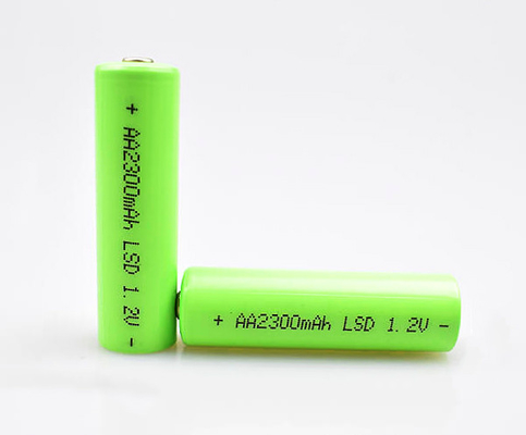 Acil Aydınlatma için Yüksek Sıcaklık 3.6 V Ni Mh Pil Hücresi AA 2300mAh 1.2V