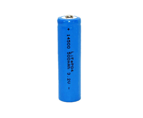 Acil Aydınlatma 12V LiFePO4 Pil Şarj Edilebilir IFR 14500 3.2V 500mAh