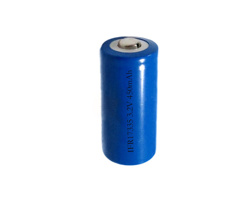 Şarj Edilebilir LiFePO4 IFR17335 3,2 Volt Pil 450mAh Tek Çubuk
