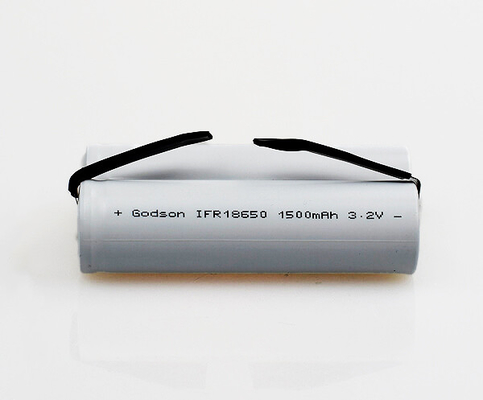 1500mAh 3.2 V Lityum Demir Fosfat Pil Acil Durum Işığı 18650 Tek Çubuk