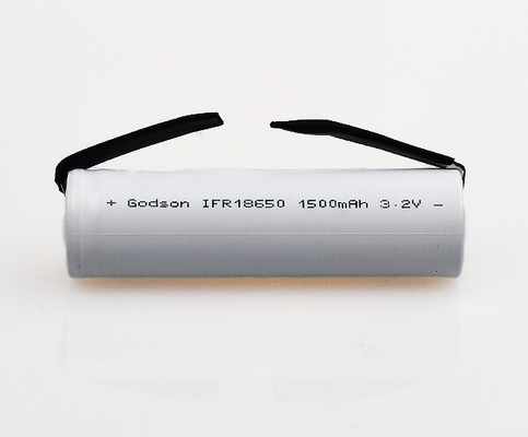 1500mAh 3.2 V Lityum Demir Fosfat Pil Acil Durum Işığı 18650 Tek Çubuk