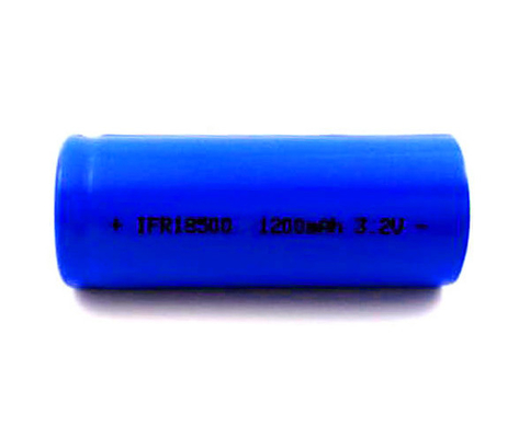 Silindirik LiFePO4 Hücreleri Çıkış Hafif Pil Paketi 18500 3.2V 1200mAh