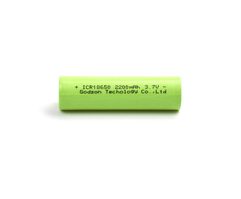 2200mAh Şarj Edilebilir Lityum Demir Piller ICR18650 3.7V Lityum İyon