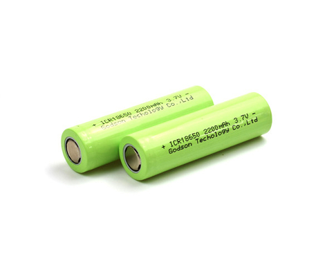 2200mAh Şarj Edilebilir Lityum Demir Piller ICR18650 3.7V Lityum İyon