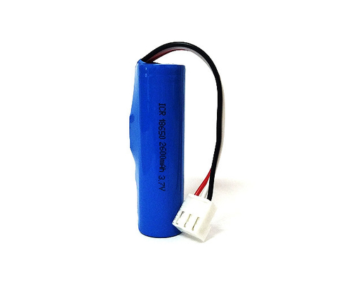 Lityum Demir 2600mAh Şarj Edilebilir Pil 3.7V ICR18650 Hücre