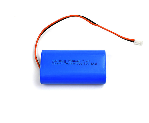 ICR 18650 Acil Işık Lityum Pil 2000mAh 7.4 V Çevre Dostu