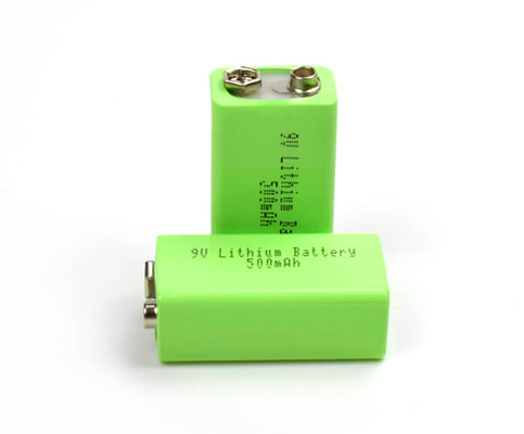 USB ile Lityum Demir Acil Işık Lityum Pil 500mAh 9V