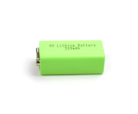 USB ile Lityum Demir Acil Işık Lityum Pil 500mAh 9V