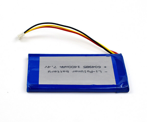 Lityum Polimer 55g 7.4 V Li İyon Pil 1400mAh Hücreler 604985