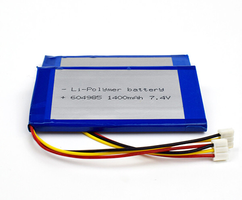 Lityum Polimer 55g 7.4 V Li İyon Pil 1400mAh Hücreler 604985