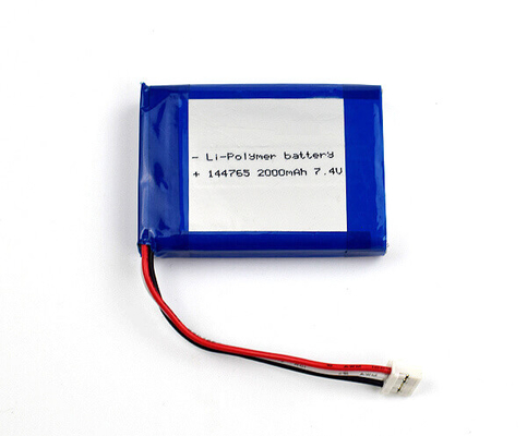 Acil Aydınlatma için Lityum Polimer Pil 144765 2000mAh 7.4V