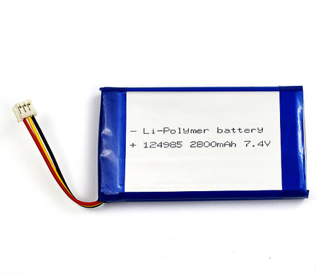 OEM Li-ion Pil 124985 2800mAh 7.4 V Lityum Polimer Hafif ağırlık