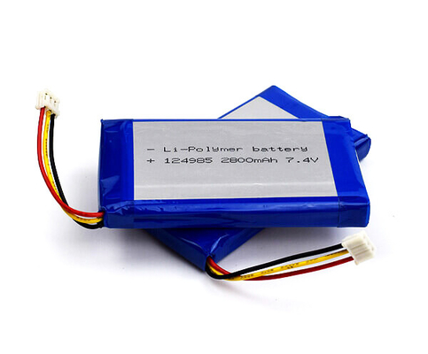 OEM Li-ion Pil 124985 2800mAh 7.4 V Lityum Polimer Hafif ağırlık