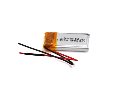 Acil Aydınlatma için 3.7Volt Lityum Polimer Pil 502030 250mAh