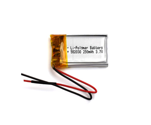 Acil Aydınlatma için 3.7Volt Lityum Polimer Pil 502030 250mAh