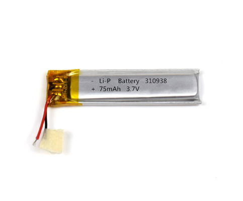 Acil Durum Işığı Li-Polimer Pil 310938 75mAh 3.7V Konnektörlü