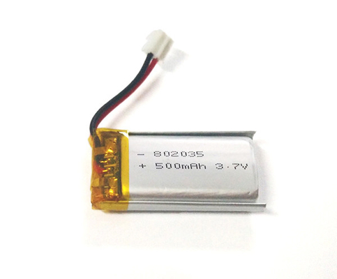 802035 Lityum Polimer Pil 500mAh 3.7V Kararlı Performanslı