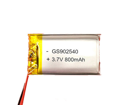 Lityum Polimer Pil 902540 800mAh 3.7V Aydınlatma İçin Uygulayın