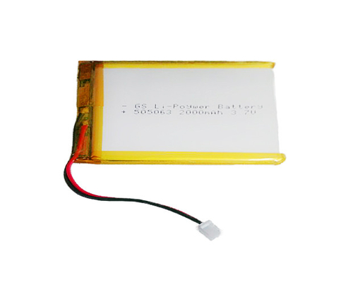 Çevresel 2000mAh Hücre 45g 3.7V Li Polimer Pil 505063