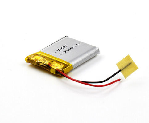 Acil Aydınlatma için 3.7V Lityum Polimer Pil 380mAh Hücre