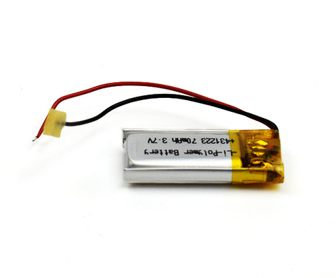 5g 431223 Lityum İyon Pil Acil Durum Işığı 70mAh 3.7V Hücre