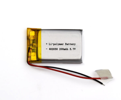200mAh Lityum İyon Pil Acil Durum Işığı 402030 3.7 Volt 10g