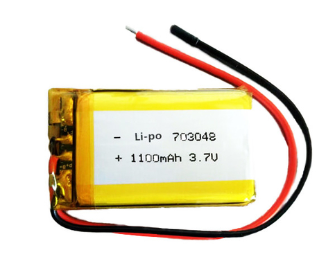 703048 Lityum İyon Pil Acil Durum Işığı 1100mAh 3.7 V 33g