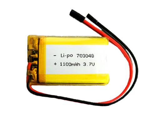 703048 Lityum İyon Pil Acil Durum Işığı 1100mAh 3.7 V 33g
