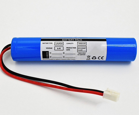 HEV için Acil Durum LiFePO4 Çıkış Işık Pil Paketi 3000mAh 6.4V
