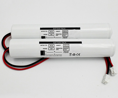 Ni Cd Şarj Edilebilir Pil Paketi D4000mAh 3.6V Döngü Ömrü Piller